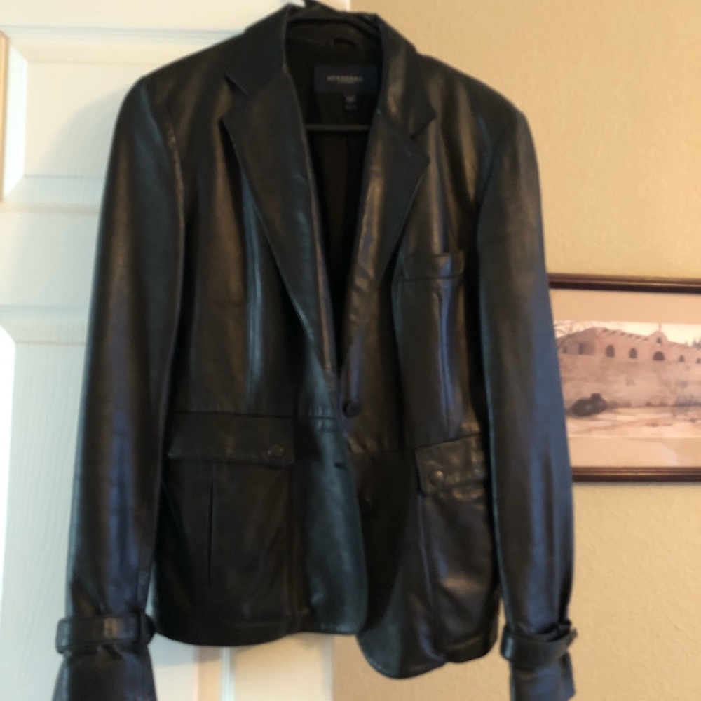REAL Blk Leather Burberry Jacket *NewPicsSoon*